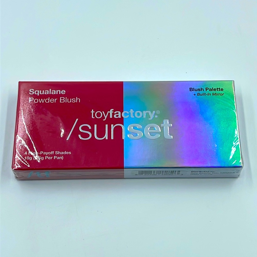 ToyFactory Sunset Squalane Powder Blush Palette (NWT)